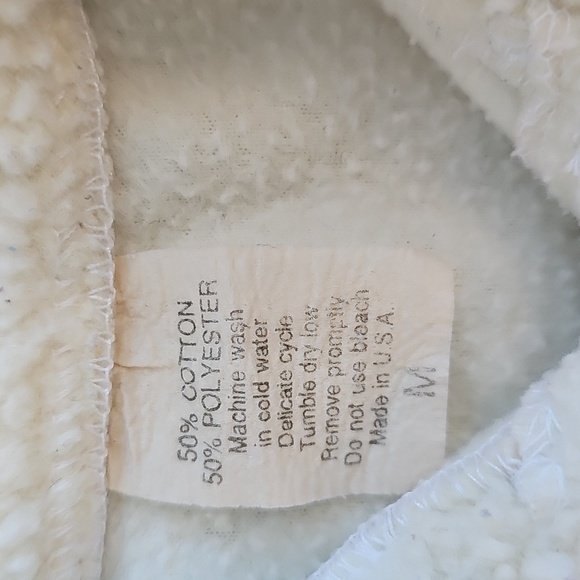 Vintage Strawberry Shortcake Sherpa Collared Jacket Sweater 12-24 months - Picture 7 of 11